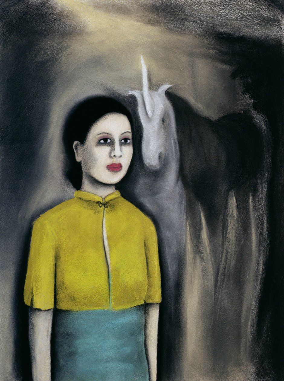 Czar, 2000 (pastel i węgiel na papierze) autorstwa Stevie Taylor
