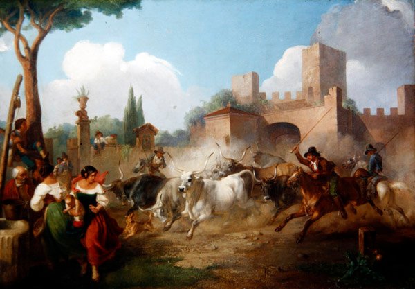 Buttari prowadzi Roman Woły autorstwa Stewart Watson