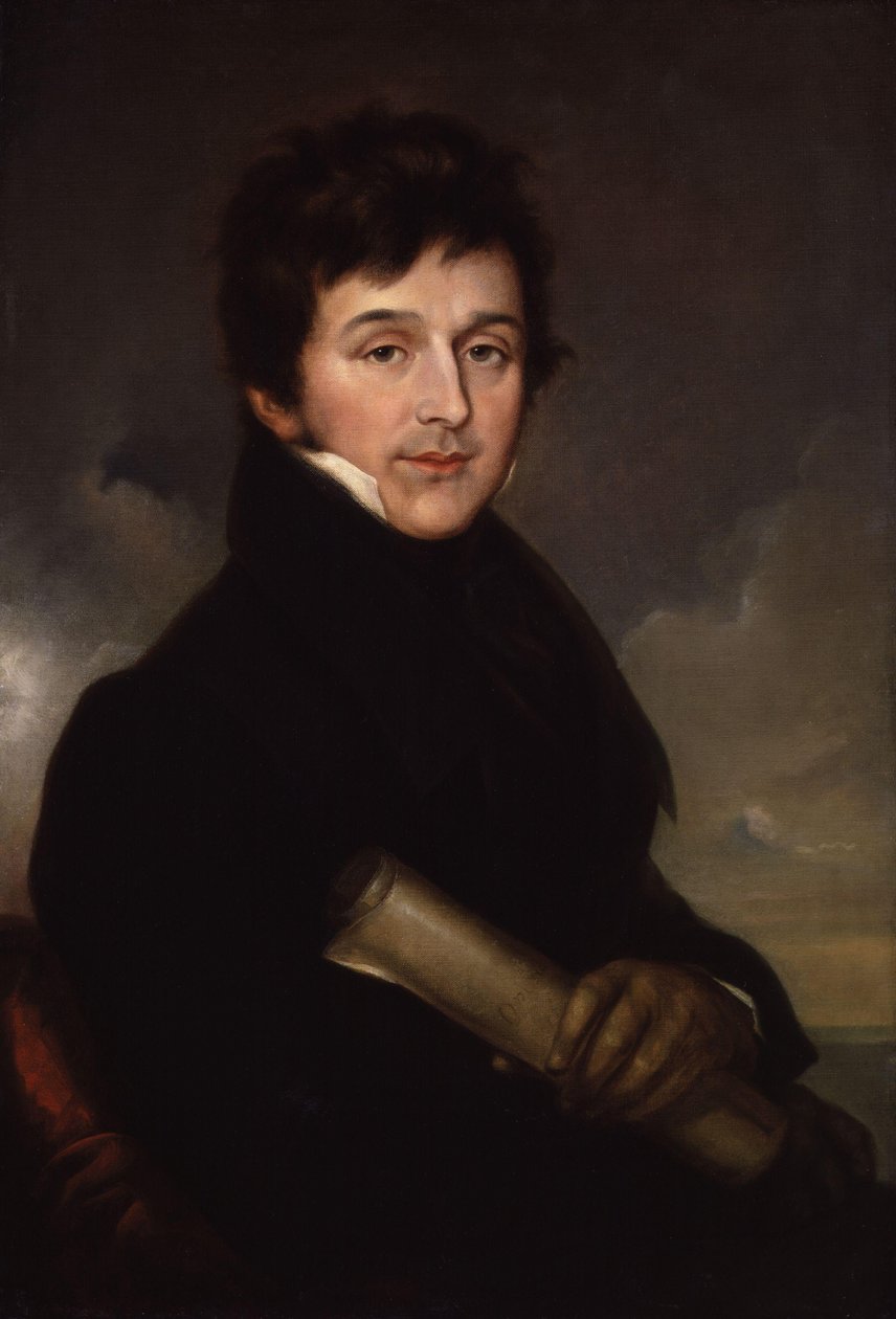 Portret kompozytora Charlesa Edwarda Horna 1786-1849, ok. 1825 autorstwa Stroely