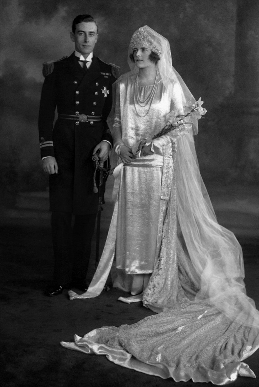 Ślub Lorda i Lady Mountbatten autorstwa Studio Lafayette