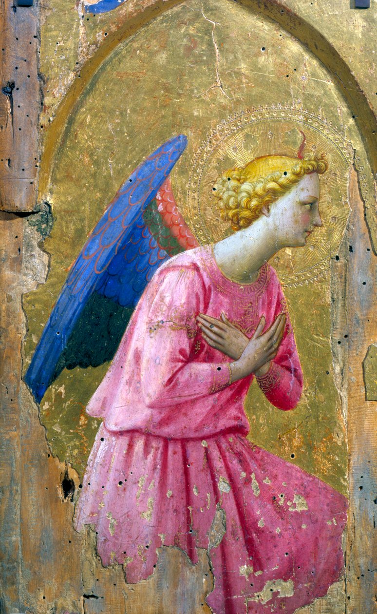 Anioł w adoracji, połowa XV wieku autorstwa Studio of Fra Angelico