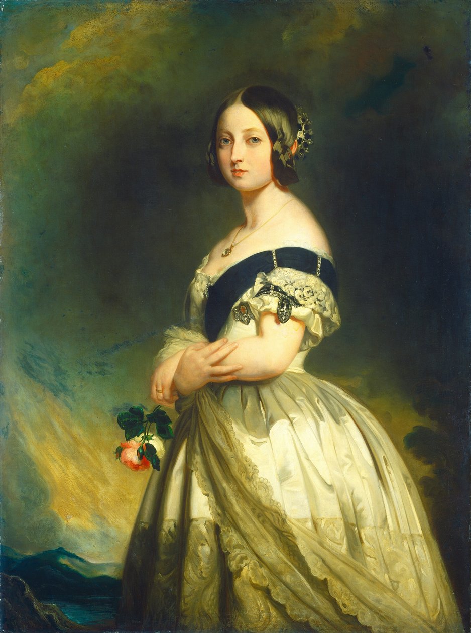 królowa Wiktoria autorstwa Studio of Franz Xaver Winterhalter