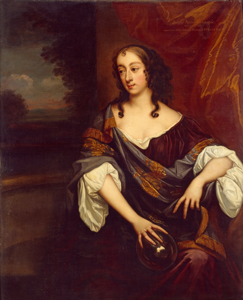 Elżbieta, hrabina Essex, XVII wiek autorstwa Studio of Sir Peter Lely