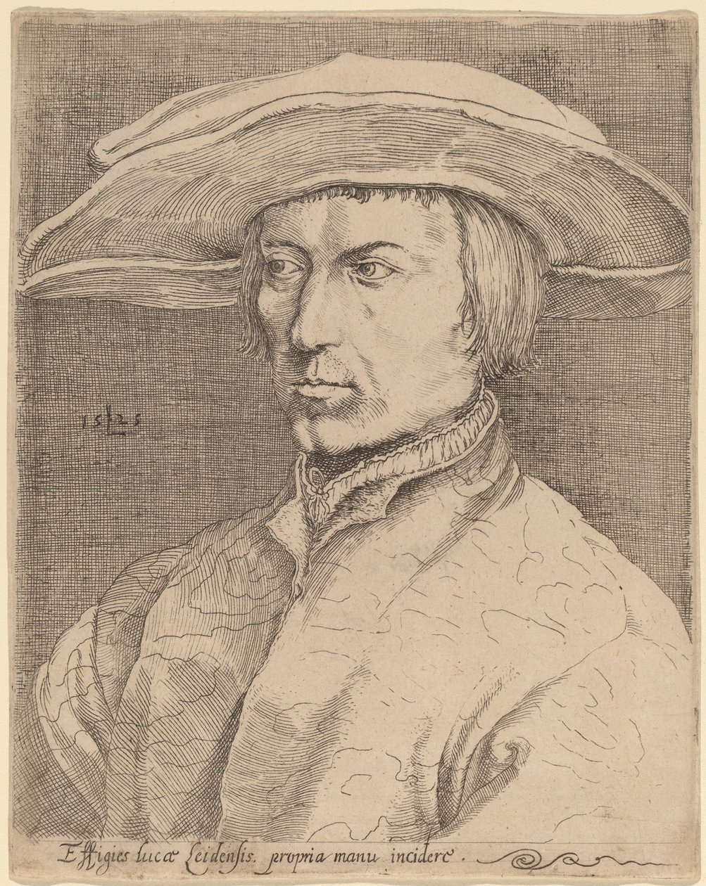 Autoportret autorstwa Style of Lucas van Leyden after Albrecht Dürer