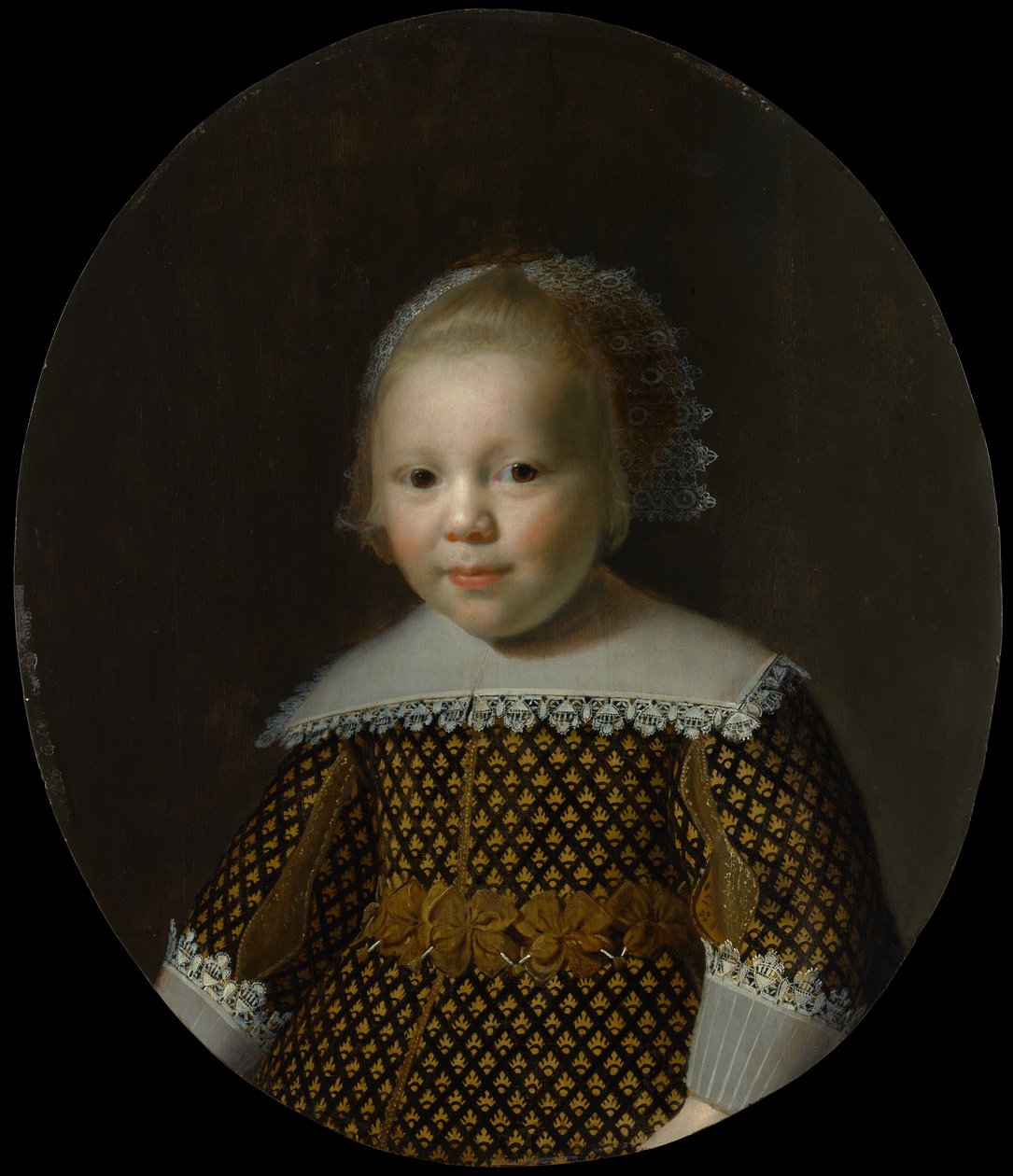 Portret młodego chłopca. autorstwa Style of Paulus Moreelse
