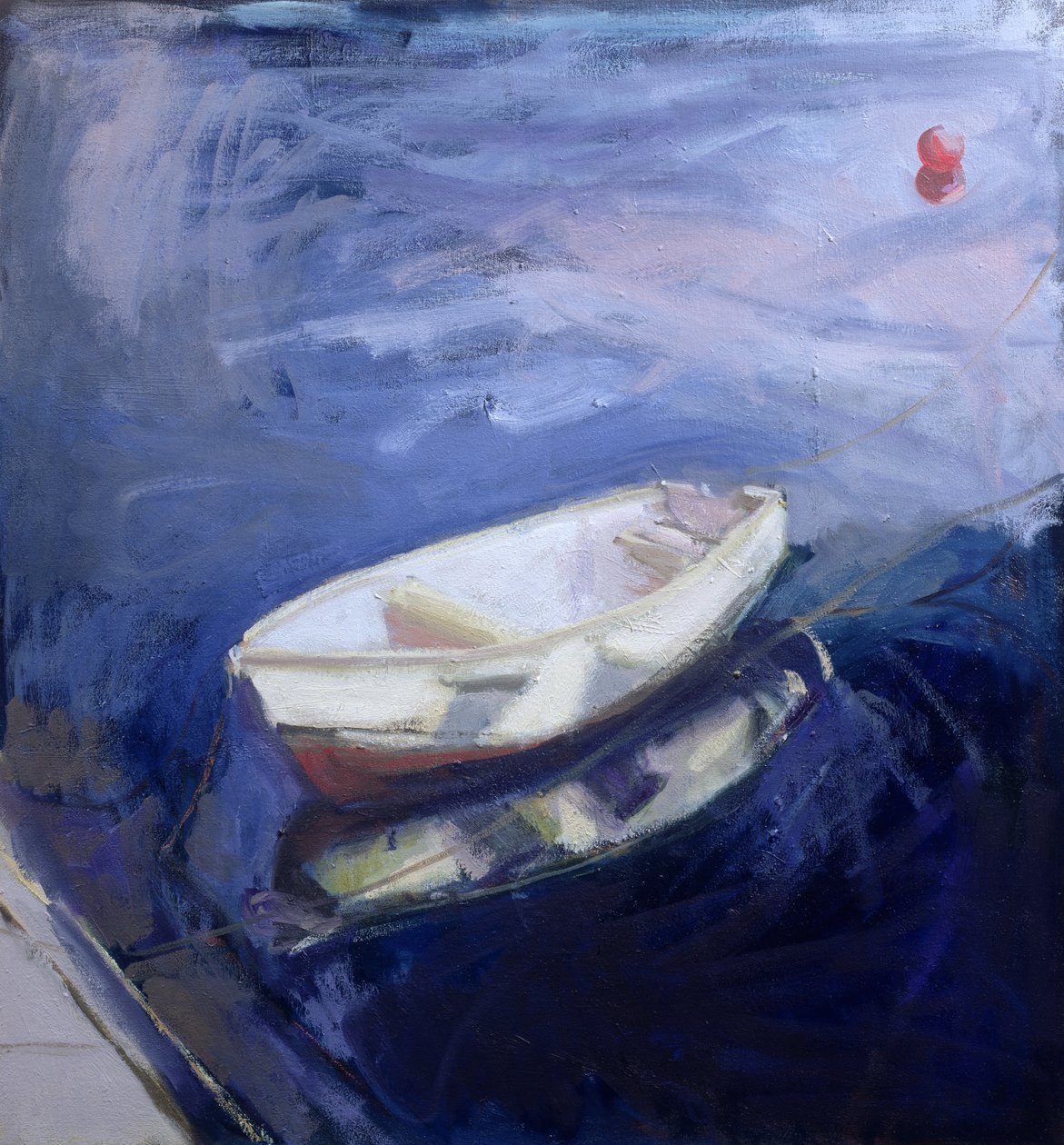 Łódź i boja, 2003 autorstwa Sue Jamieson