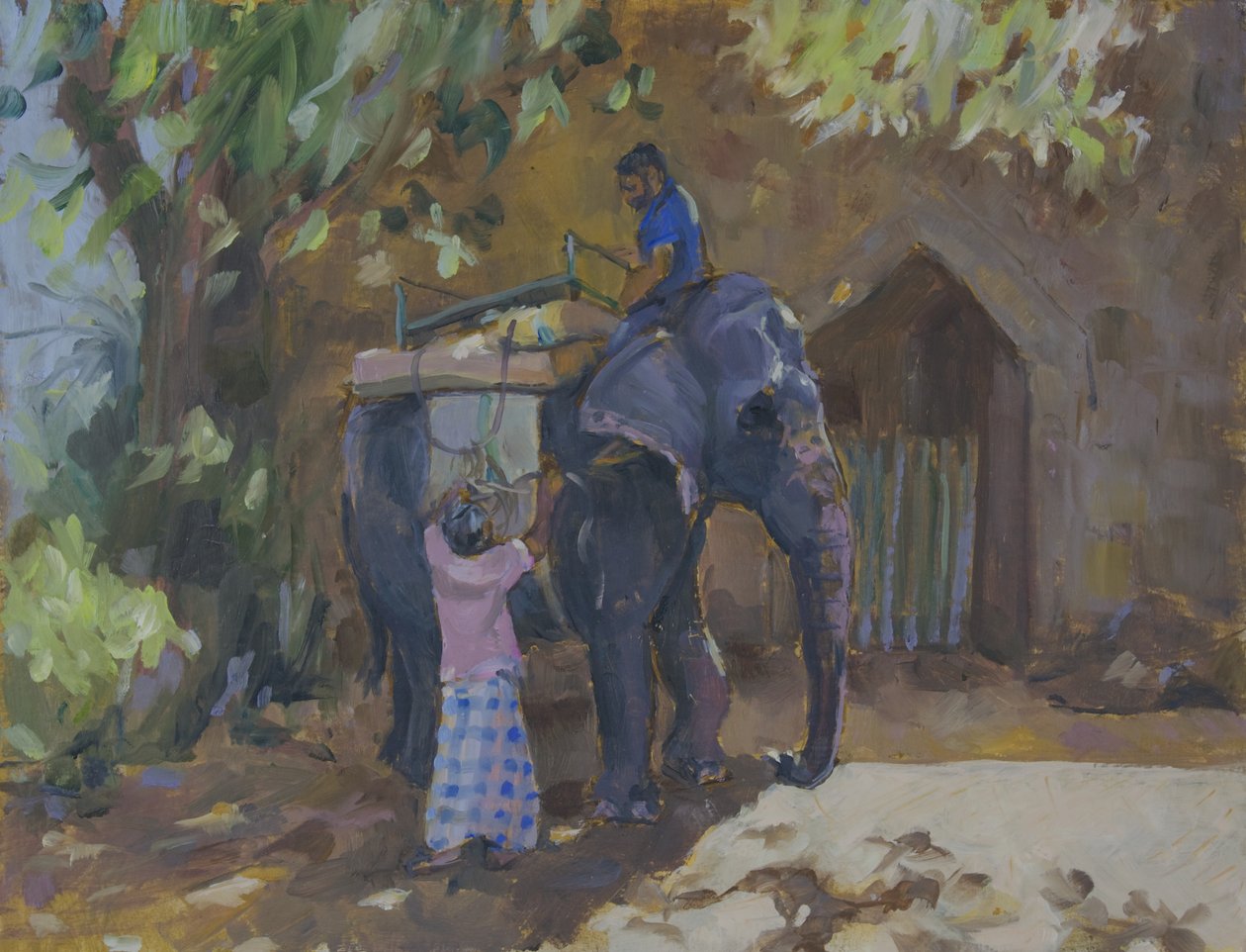 Słoń, Sri Lanka, 2015, autorstwa Sue Wales