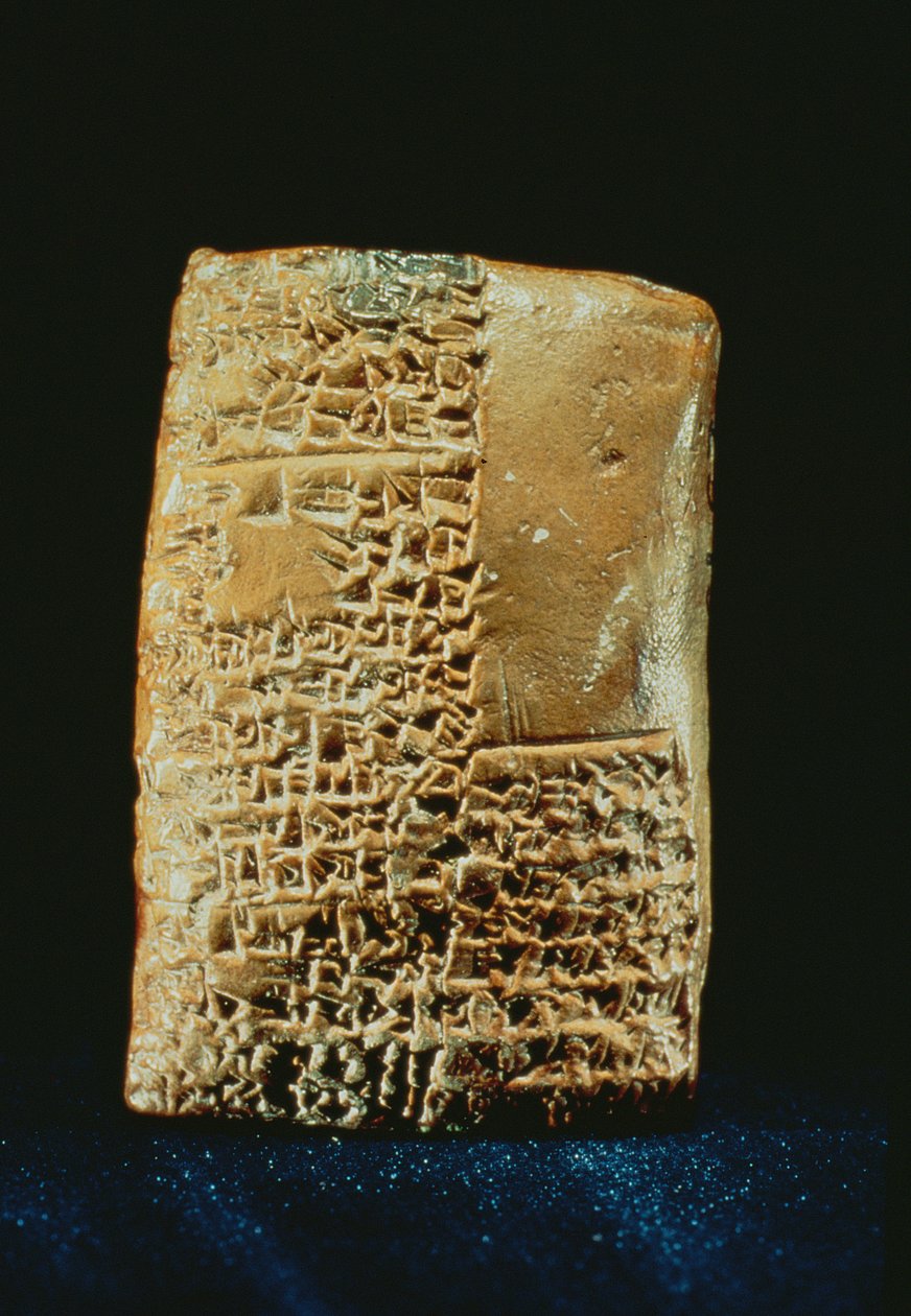 Tabliczka klinowa (glina) autorstwa Sumerian
