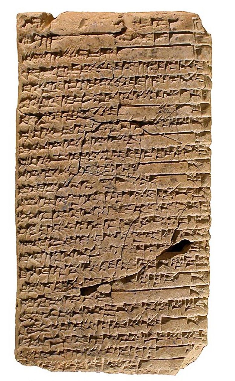 Tabliczka klinowa Shuruppak, ok. 1900-1700 pne autorstwa Sumerian