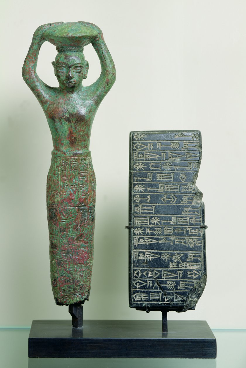Skarb Amar-Sin (ok.2047 pne) Król Ur, ok.2040 pne (miedź) autorstwa Sumerian