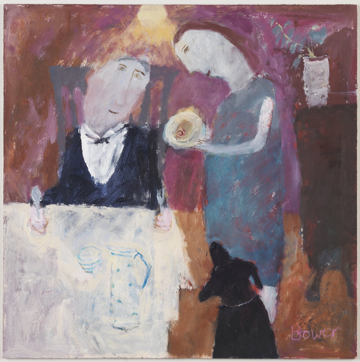 Uczta dla Godfreya, 2008 autorstwa Susan Bower