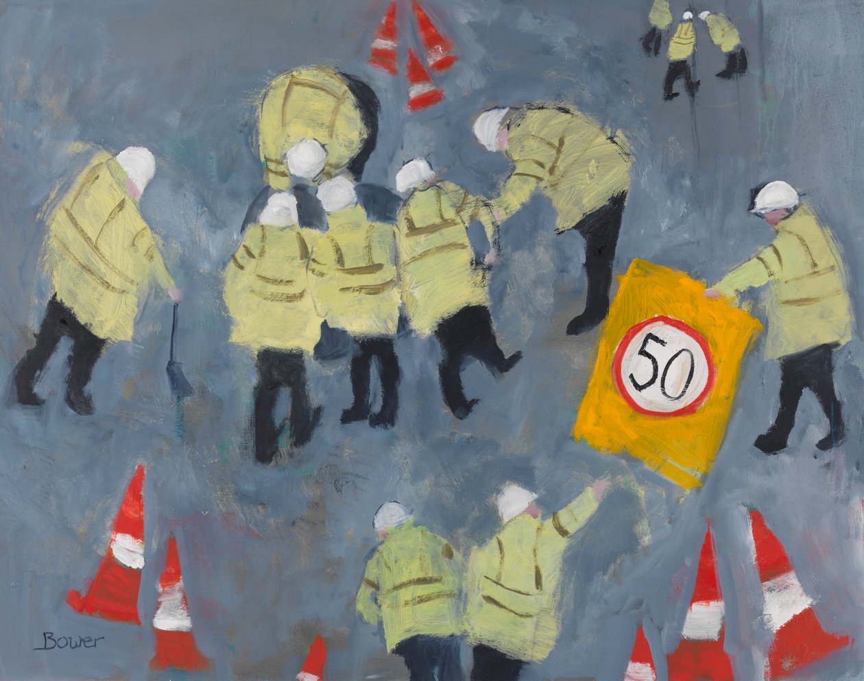 Dziura w drodze, 2011 autorstwa Susan Bower