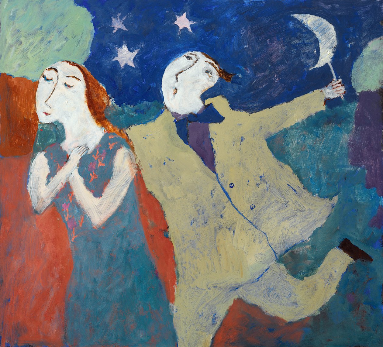 Księżyc na patyku, 2004 autorstwa Susan Bower
