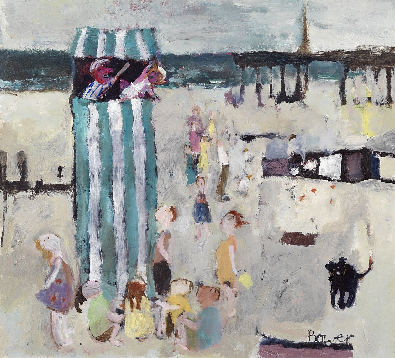 Poncz i Judy, 2008 autorstwa Susan Bower