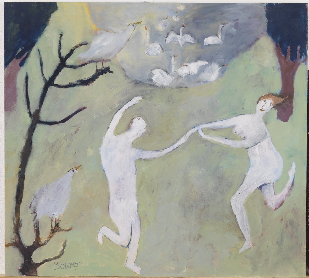 Jezioro łabędzie, 2008 autorstwa Susan Bower