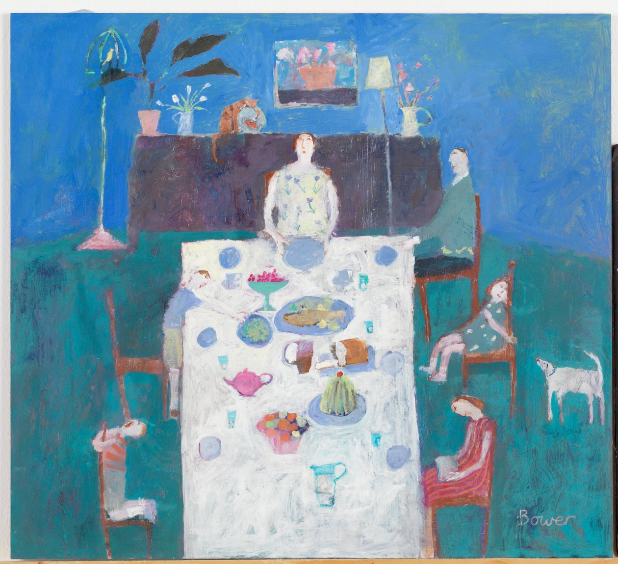 Posiłek zasiadany, 2004 autorstwa Susan Bower
