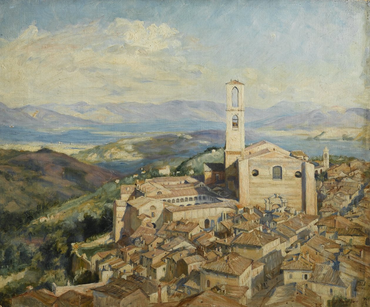 Dachy Perugii, 1911 autorstwa Susan Isabel Dacre