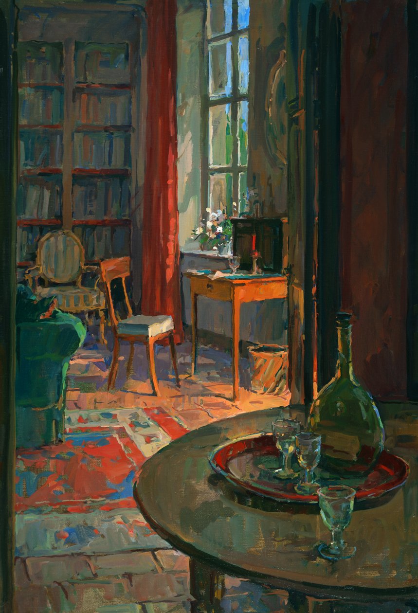 Wnętrze w La Forge, Bretania autorstwa Susan Ryder