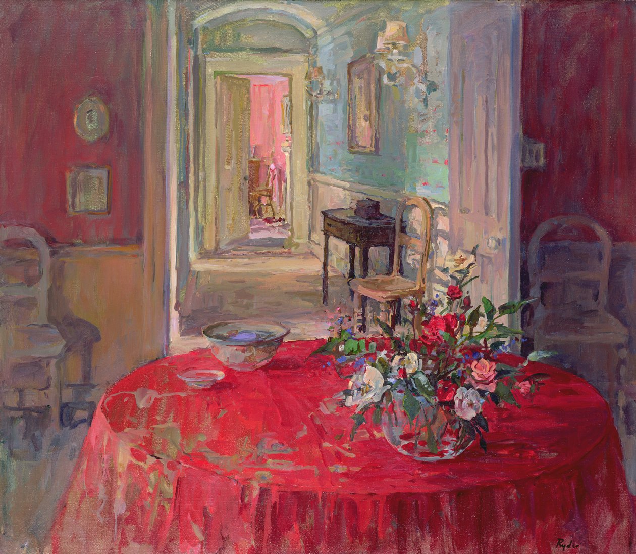 Czerwony Obrus autorstwa Susan Ryder