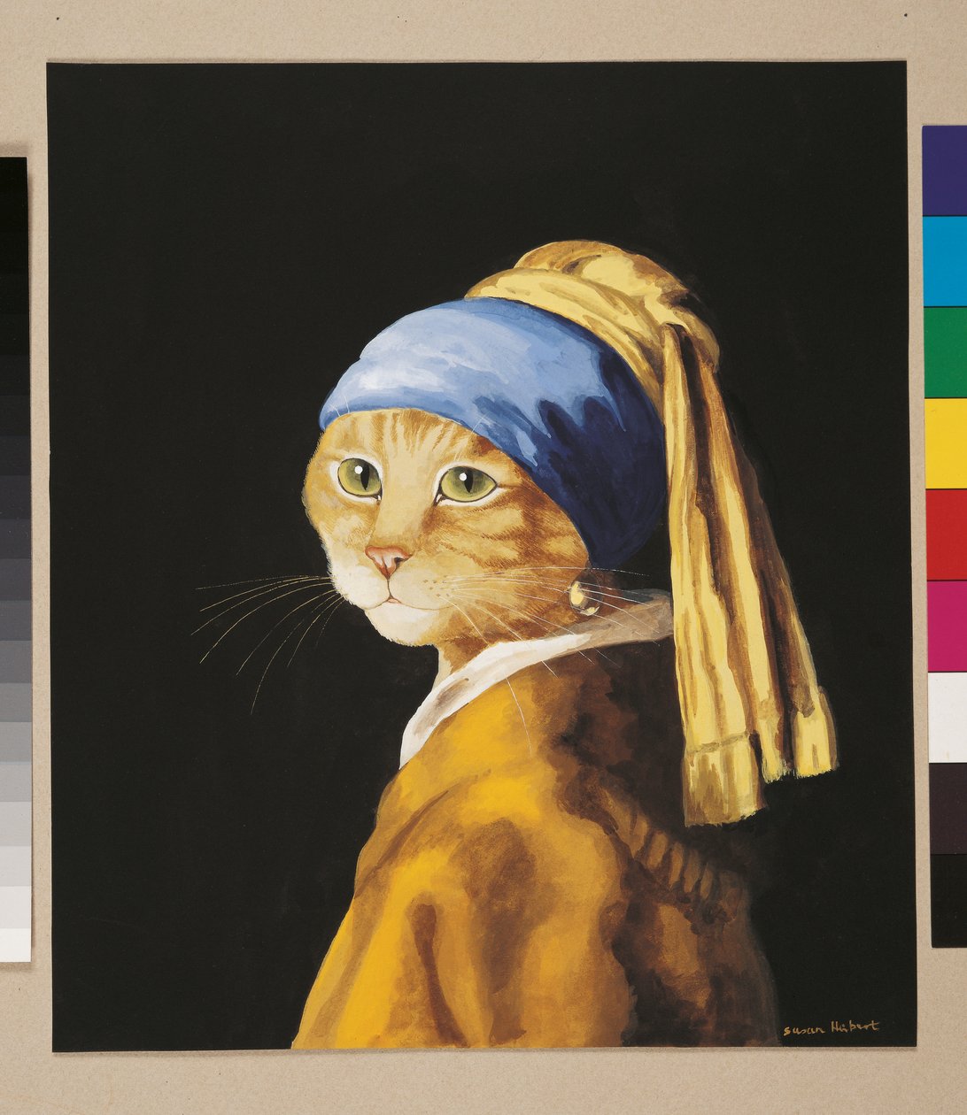 Ilustracja z Cats Galore! A Compendium of Cultured Cats (wyd. 2015) autorstwa Susan Herbert