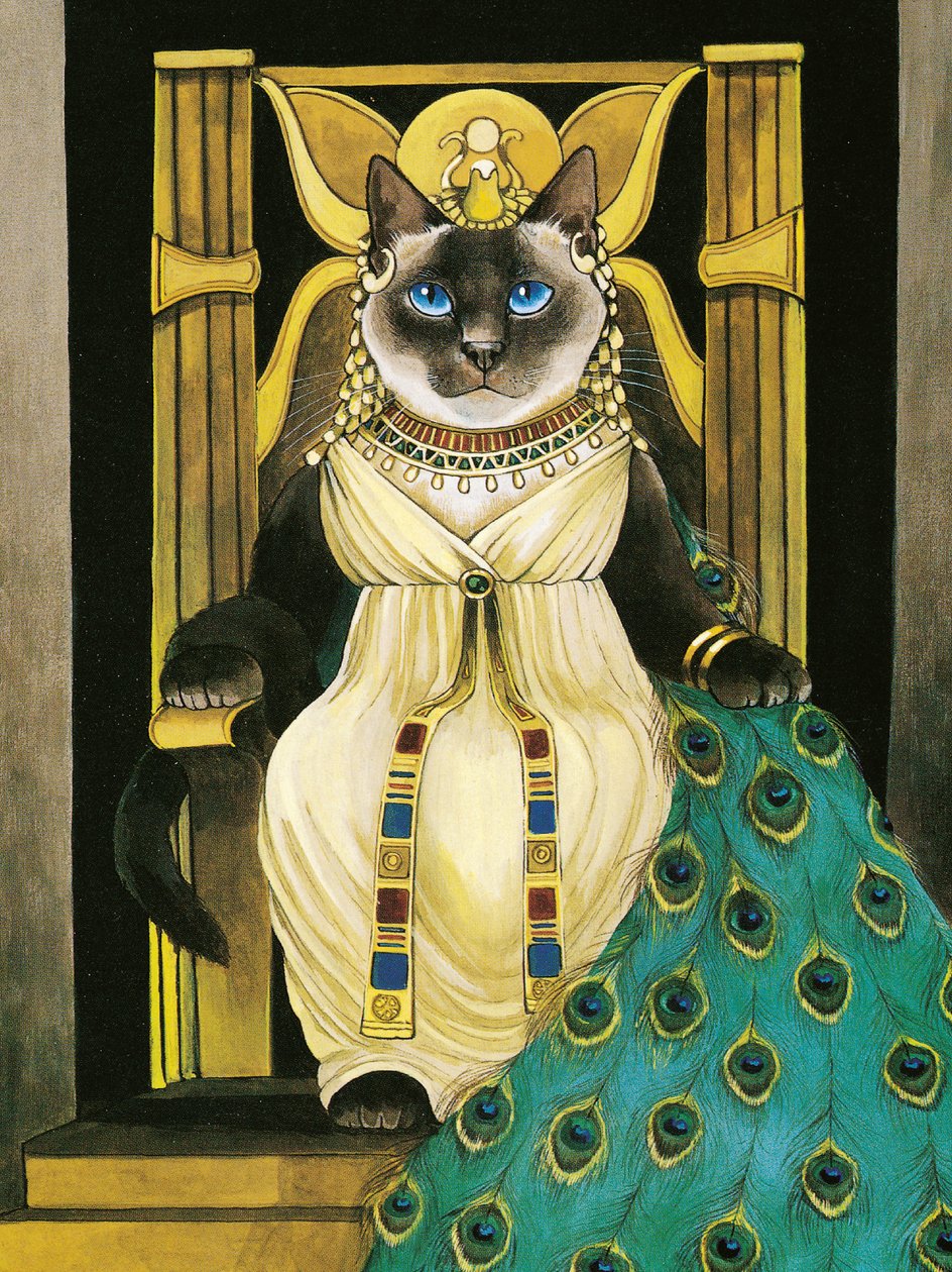 Ilustracja z Shakespeare Cats: Poster Book (wyd. 2016) autorstwa Susan Herbert