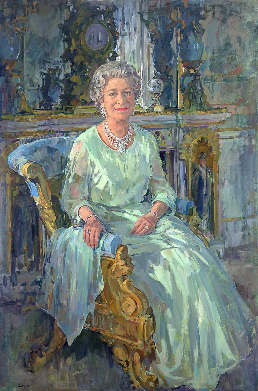 Jej Wysokość Królowa, 1996 autorstwa Susan Ryder