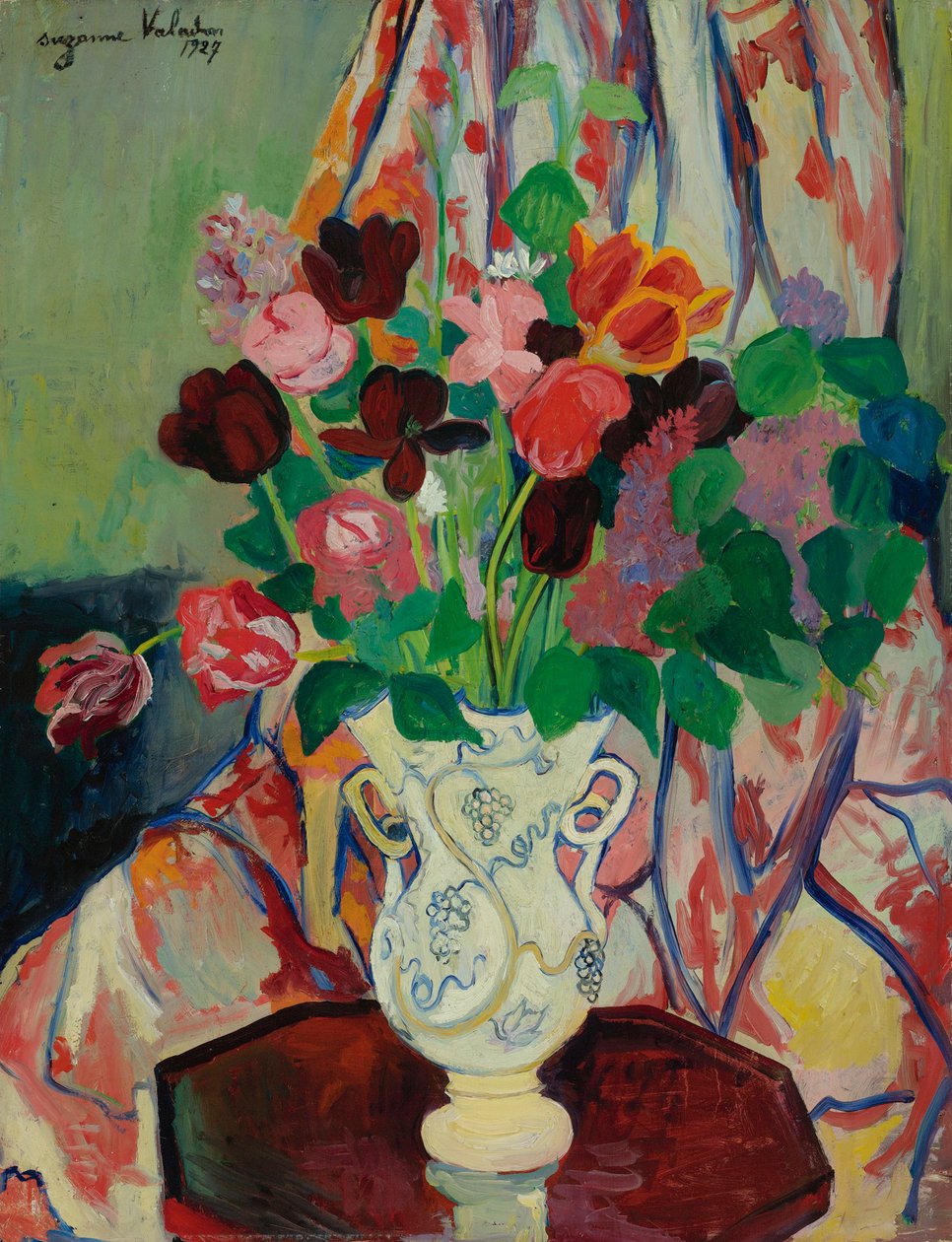 „Bukiet tulipanów” (Bukiet tulipanów) Obraz Suzanne Valadon (1865-1938) autorstwa Suzanne Valadon