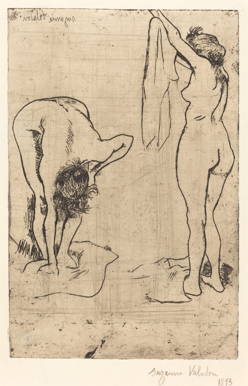 kobiety w wannie autorstwa Suzanne Valadon