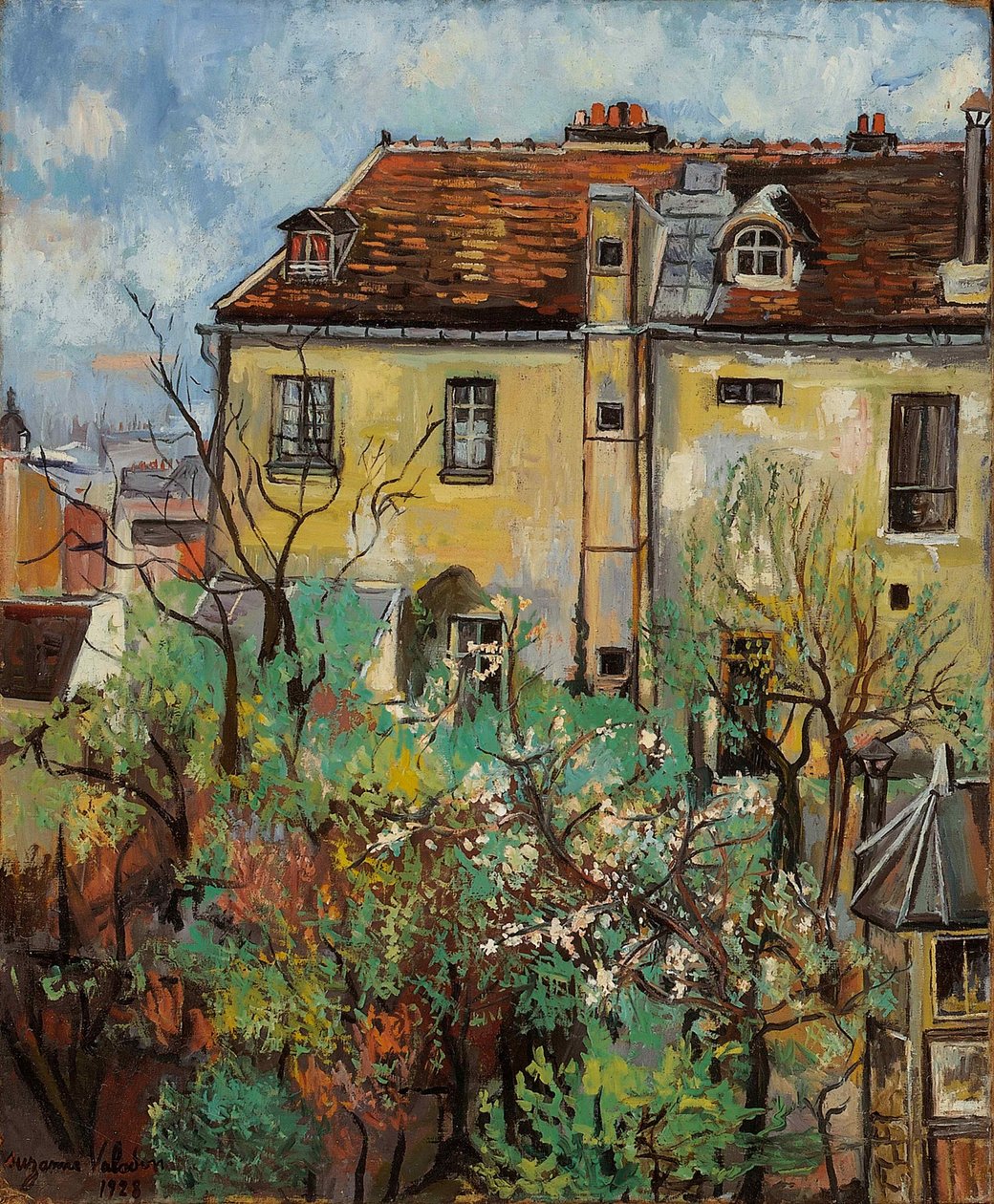 Ogród przy rue Cortot, 1928. autorstwa Suzanne Valadon