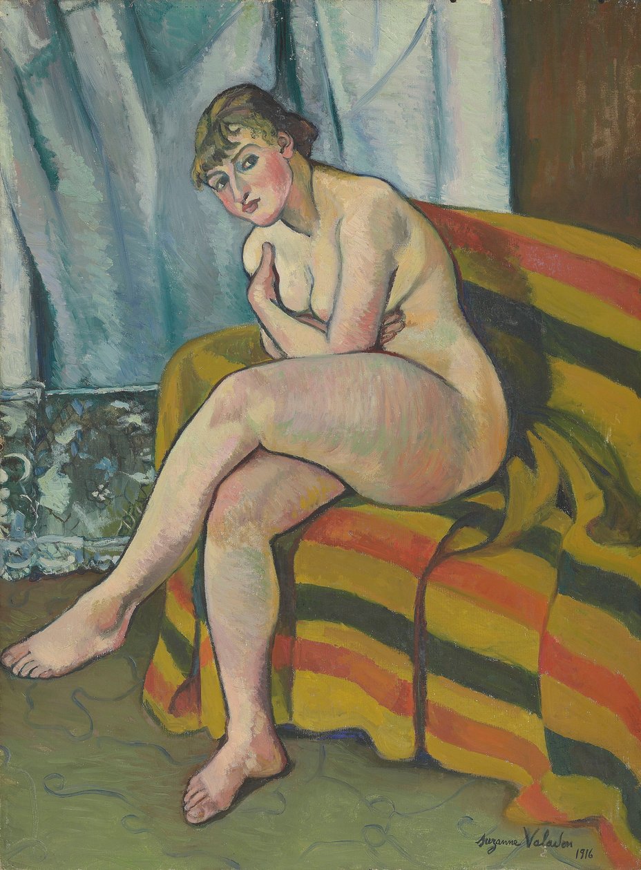 Akt na kanapie autorstwa Suzanne Valadon