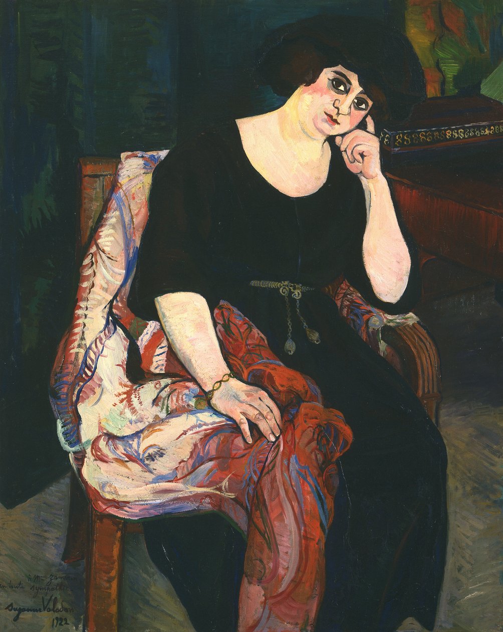 Portret Madame Zamaron autorstwa Marie Clementine (Suzanne) Valadon