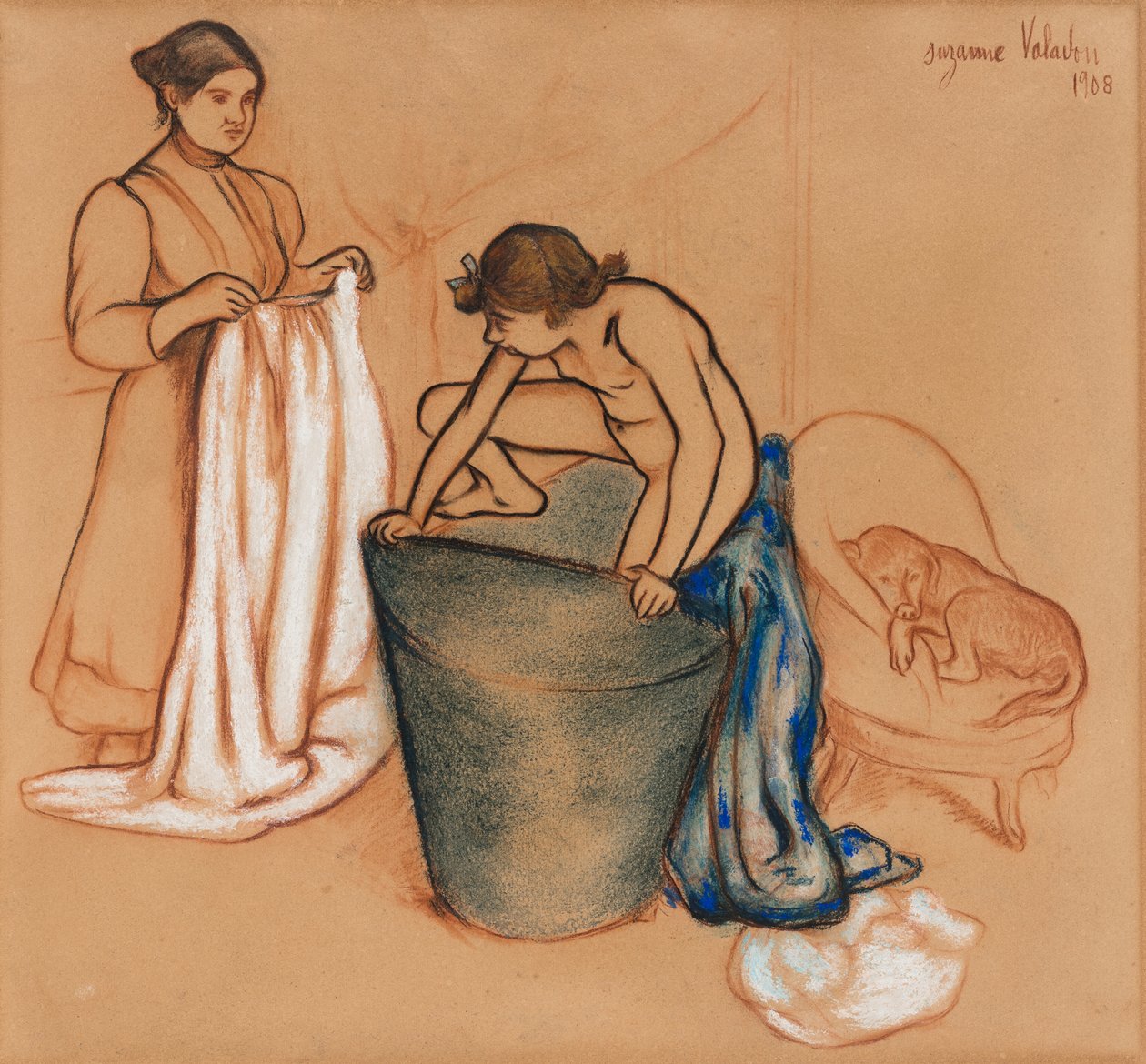 Kąpiel autorstwa Suzanne Valadon