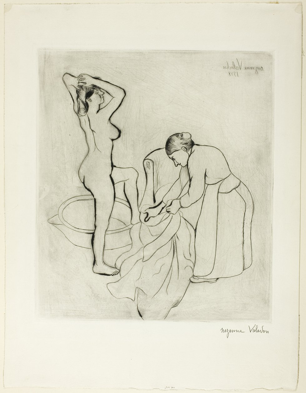 Kobieta w kąpieli autorstwa Suzanne Valadon