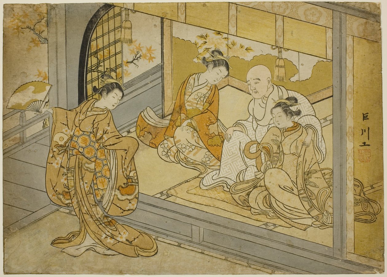 Przedtem Taira no Kiyomori autorstwa Suzuki Harunobu