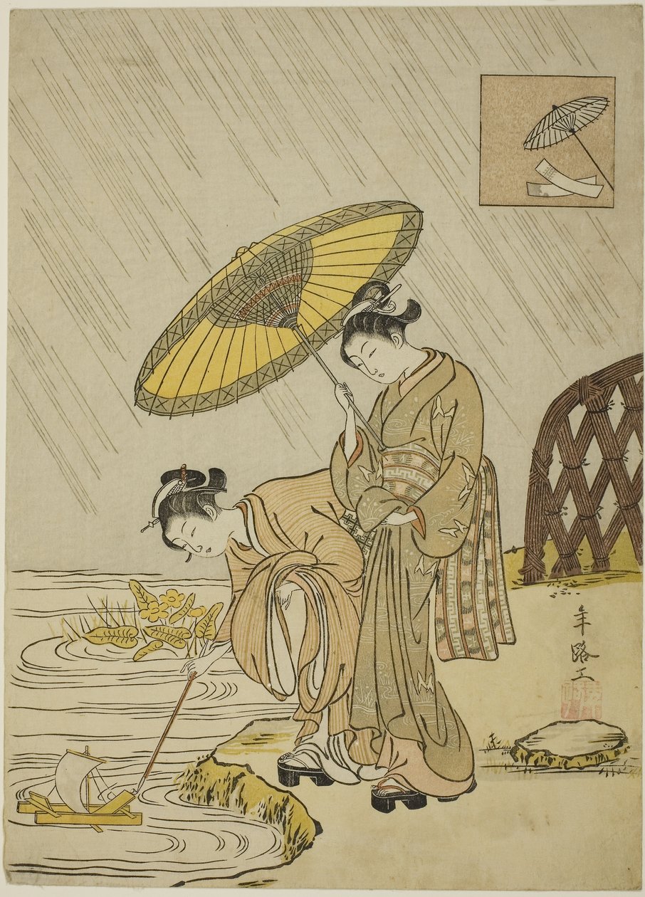 no komachi autorstwa Suzuki Harunobu