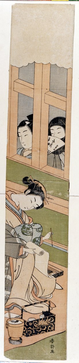 Shirai Gonpachi. P Nadruki Harunobu Suzuki (17224 / 25-1770). autorstwa Suzuki Harunobu