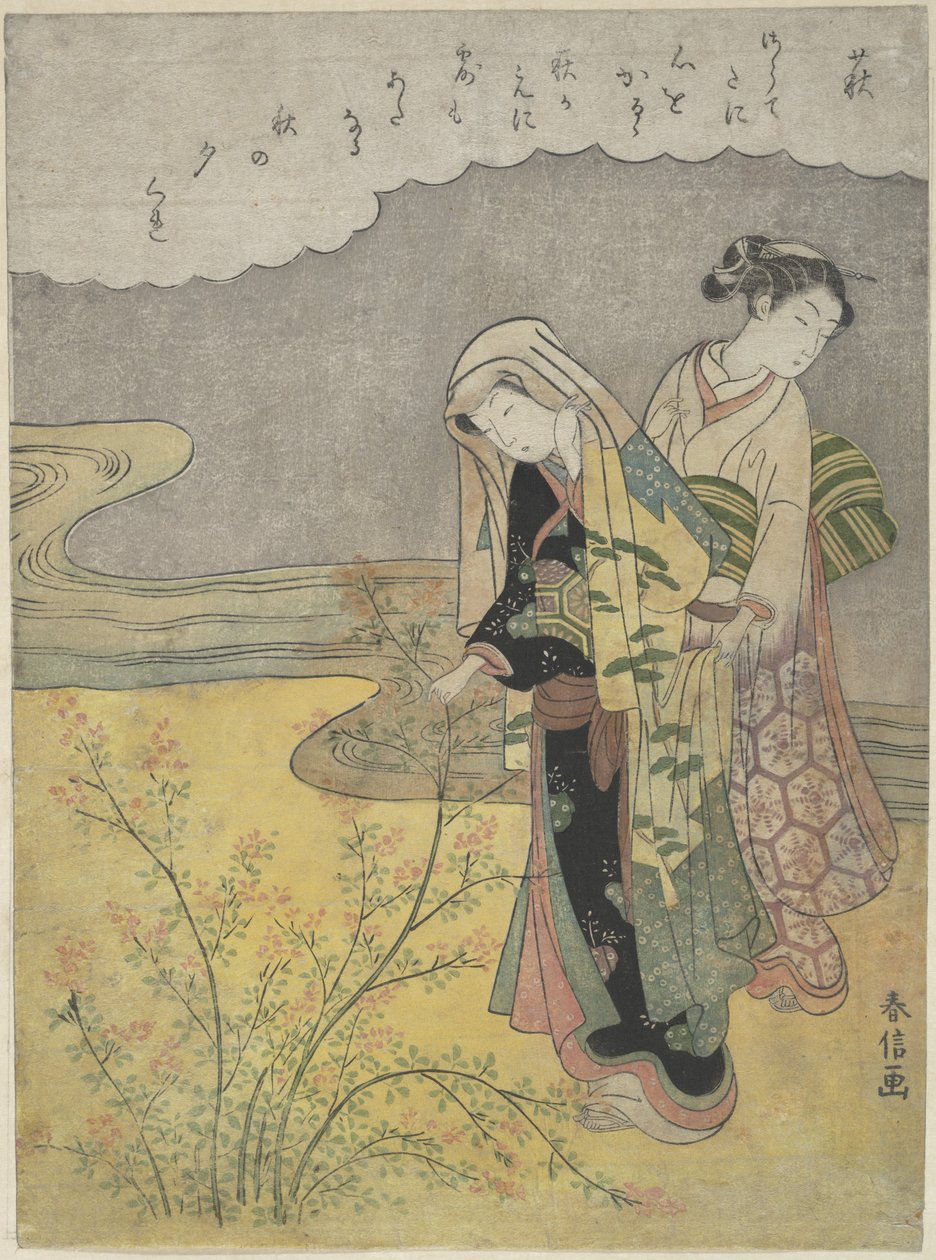 Koniczyna krzewiasta (Hagi) autorstwa Suzuki Harunobu