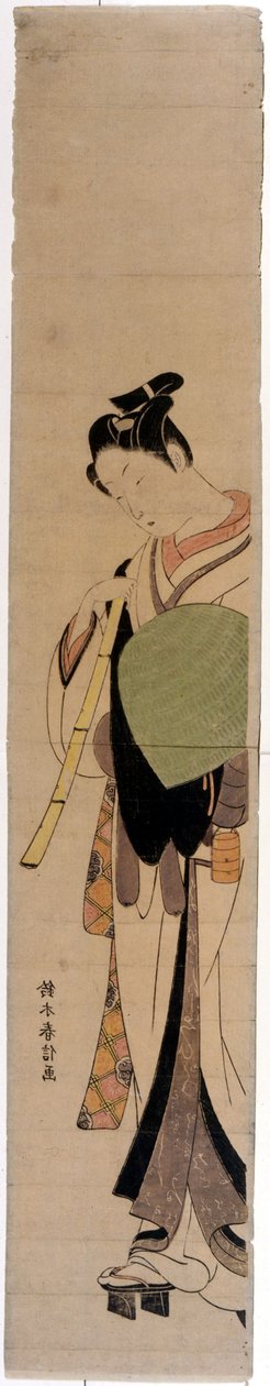Tekou r Tesan Hinatsuru. P Nadruki Harunobu Suzuki (17224 / 25-1770). autorstwa Suzuki Harunobu