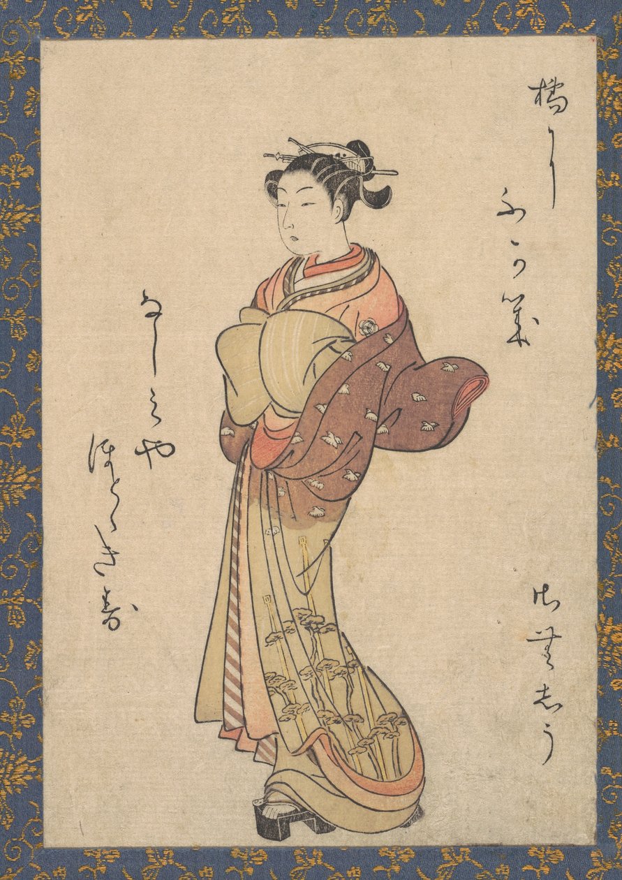 Kurtyzany z serii Seiro Bijin Awase Carver End Shigoro sic, ca. 1765 r., ok. 1765 r. 1765. autorstwa Suzuki Harunobu