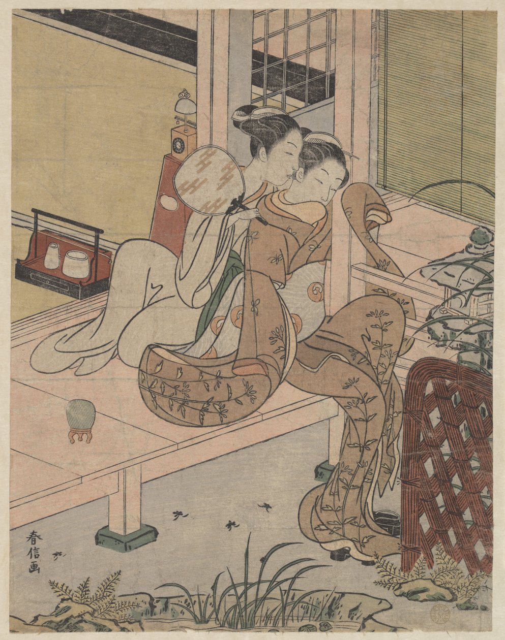 Plotkarki autorstwa Suzuki Harunobu