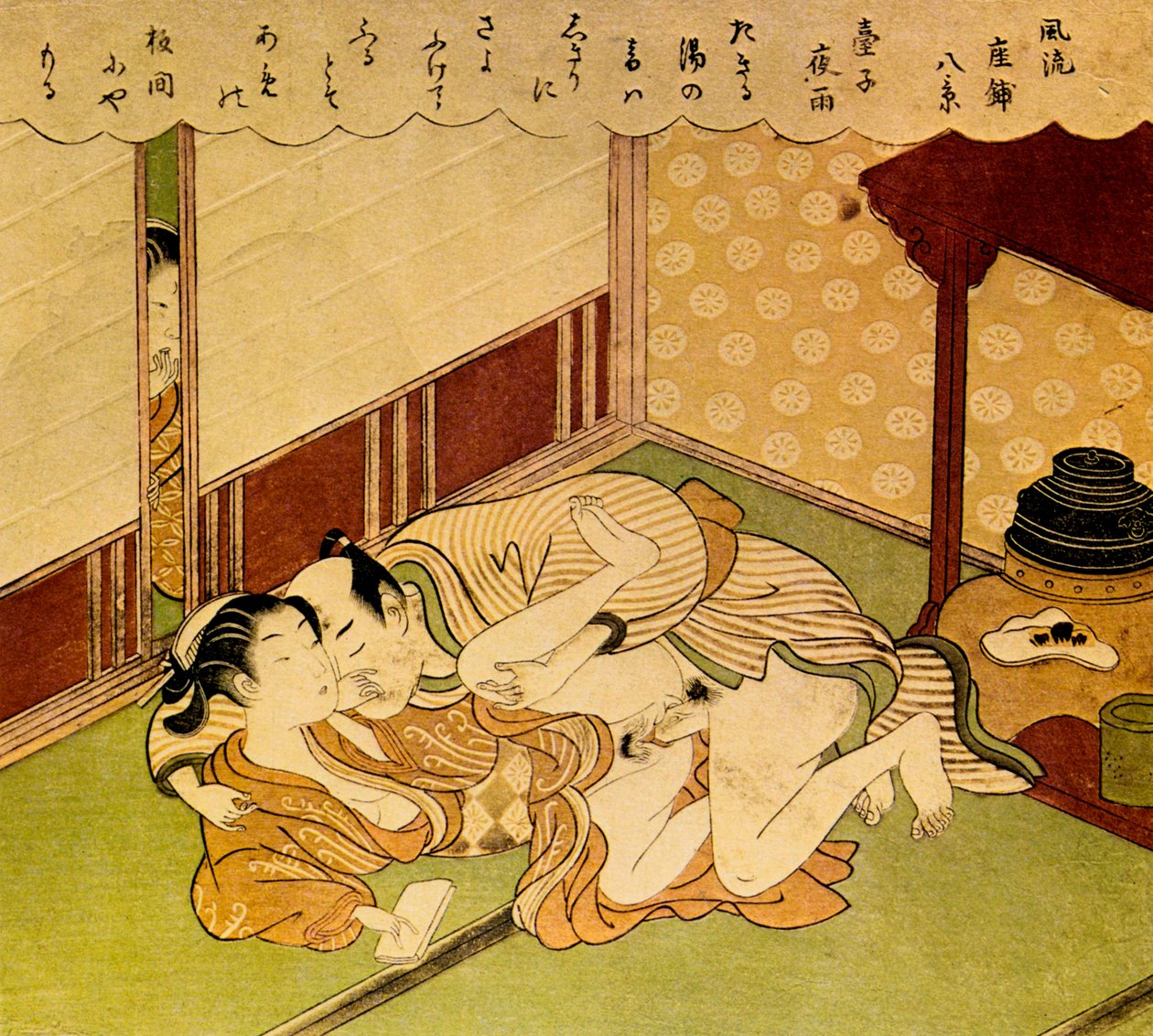 Dwoje kochanków, ok. 1750. autorstwa Suzuki Harunobu
