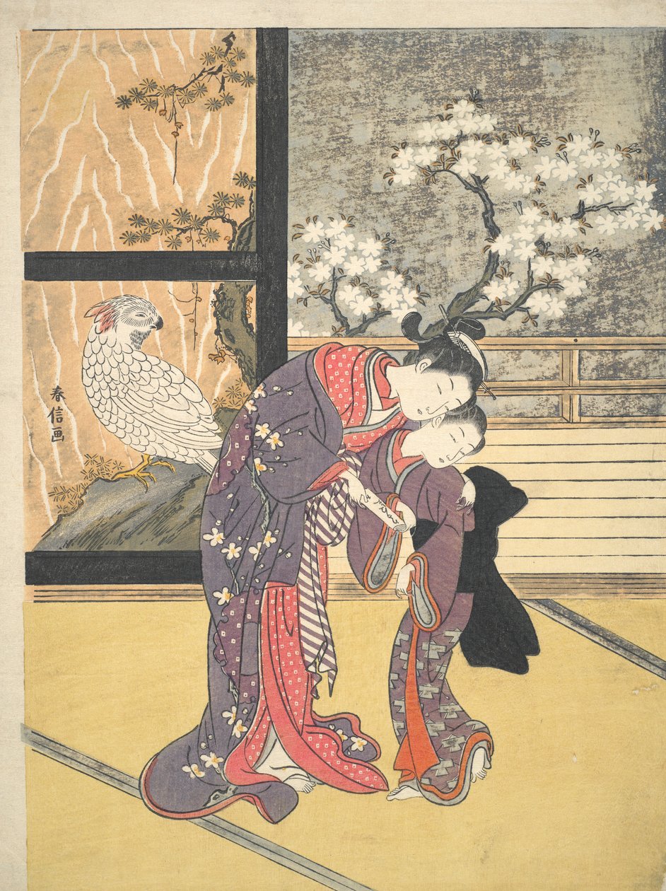 Instrukcja szeptana autorstwa Suzuki Harunobu
