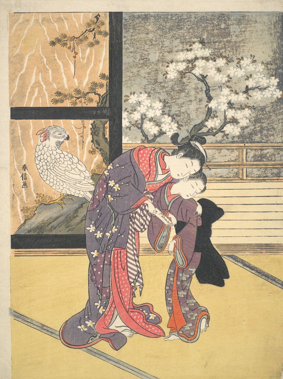Szeptana instrukcja autorstwa Suzuki Harunobu