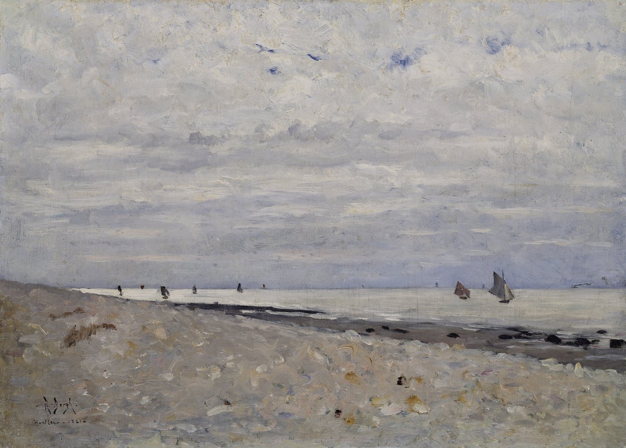 Krajobraz morski przy Honfleur, 1881 autorstwa Sven Richard Bergh