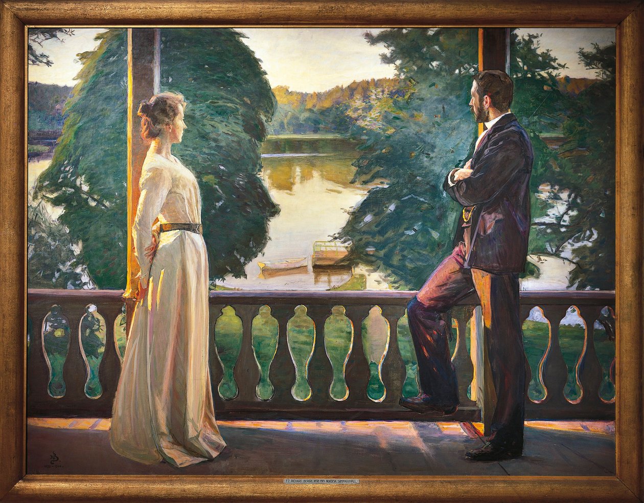 Szwecja, Goteborg, Nordycki Letni Wieczór autorstwa Sven Richard Bergh