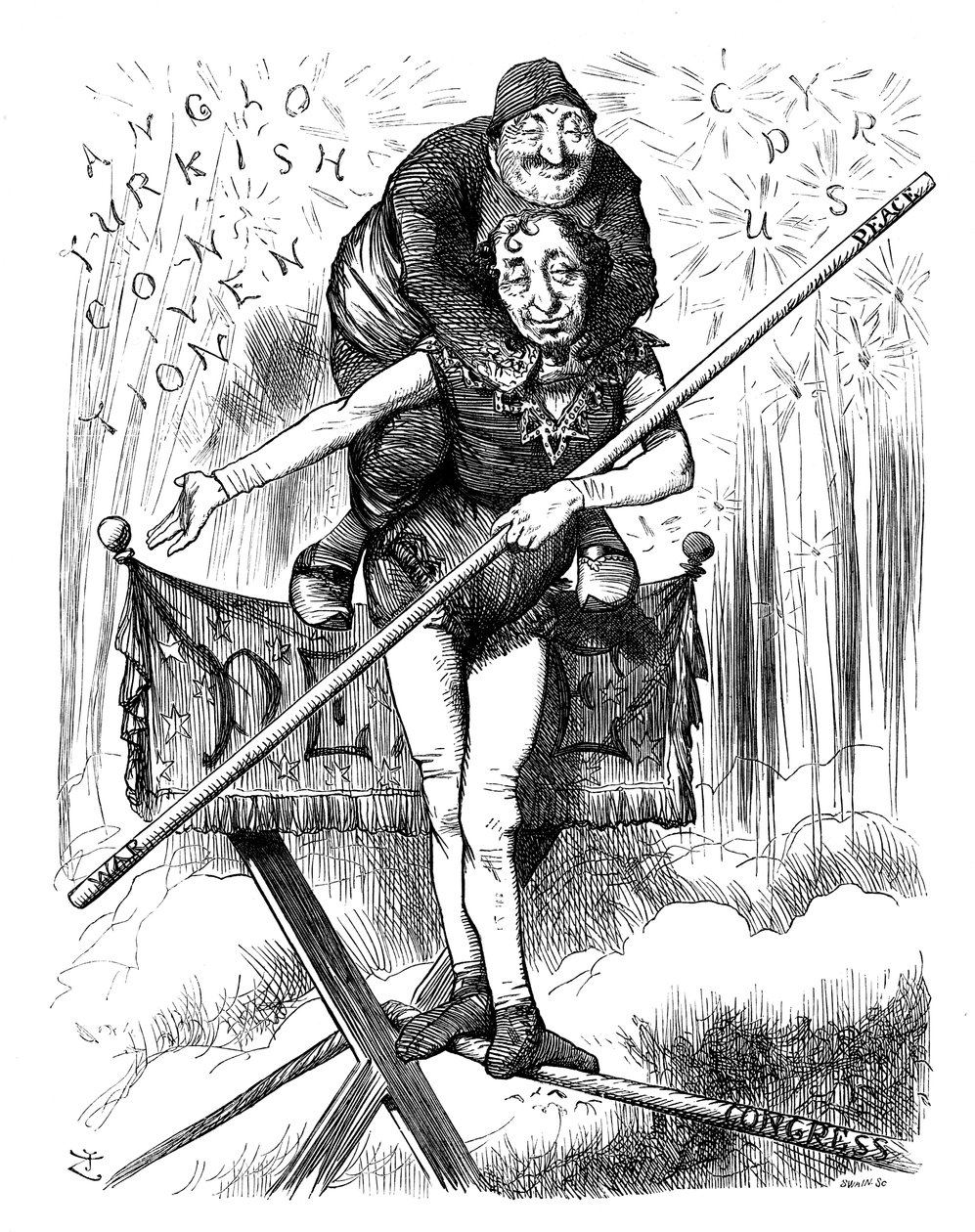 Blaze triumfu!, 1878. autorstwa Swain