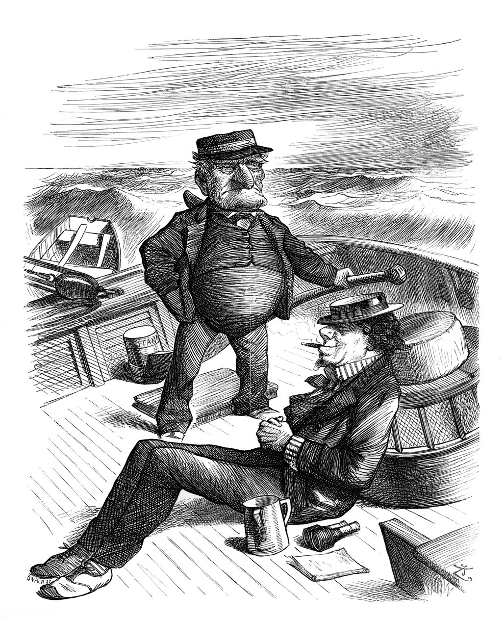 Droga wiatru, 1878. autorstwa Swain