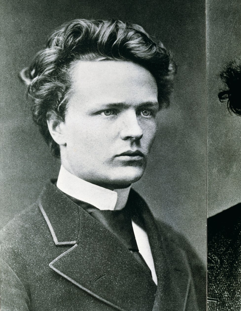 August Strindberg (zdjęcie czarno-białe) autorstwa Swedish Photographer