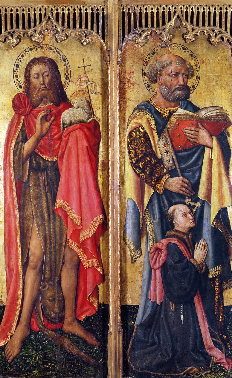 Jan Chrzciciel i św. Piotr, z ołtarza Pierre