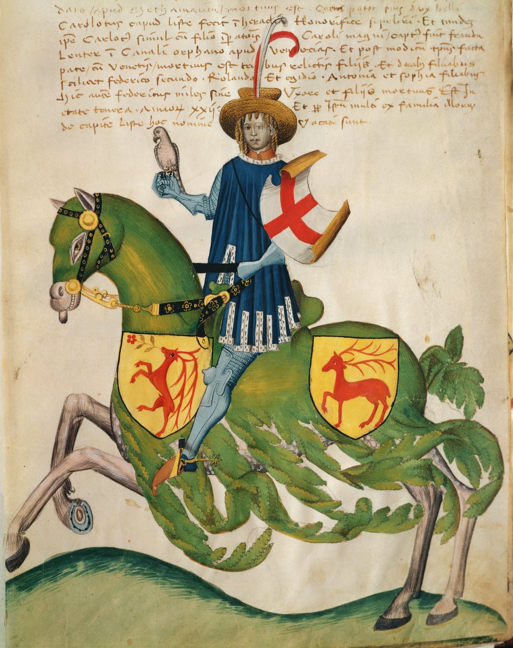 Federico Capodilista dei Transelgardi (tempera na welinie) autorstwa Swiss School